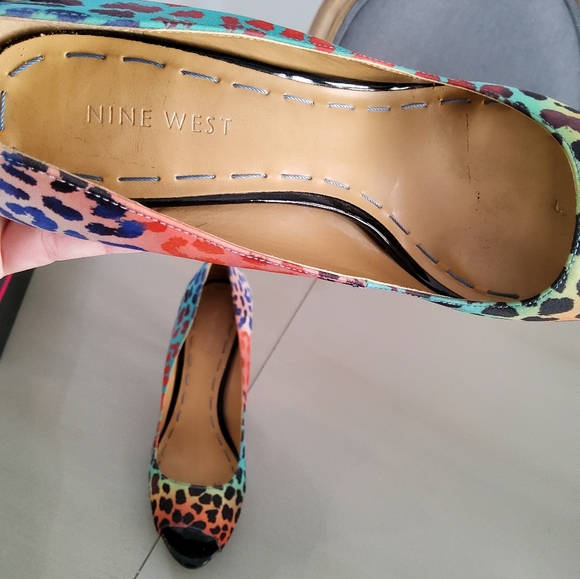 Nine West Open Toe Pumps - Picture 3 of 6
